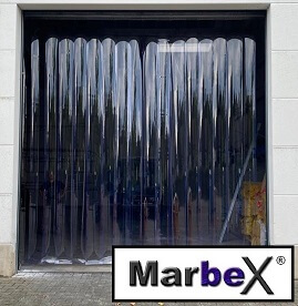 PVC Streifenvorhang von Marbex GmbH in Transparent