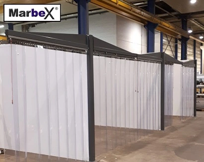 PVC Streifenvorhang von Marbex GmbH in Transparent